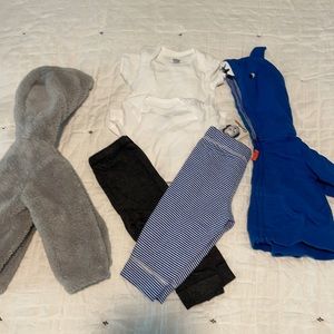 2 boy outfits 6-9 months